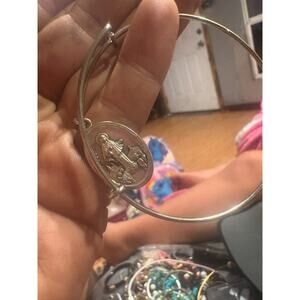 Alex + Ani Mother Mary Charm Bangle Bracel